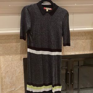 Ted Baker shimmery fully lined shift dress.  Worn once in excellent condition